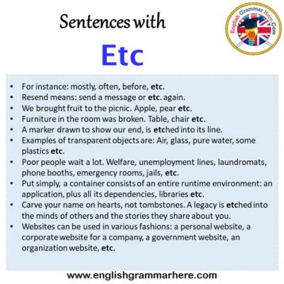 can i use etc in an essay