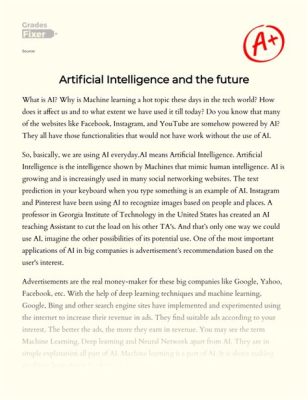 how artificial intelligence will change the future essay and what does this mean for our daily lives